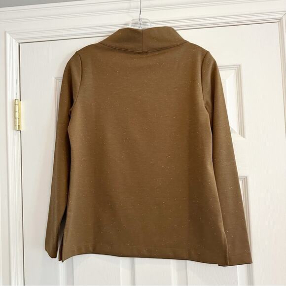 Ann Taylor Funnel Neck Ponte Knit Top Shirt Extra Small XS NWT - Picture 7 of 14
